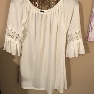 White dress/ long top